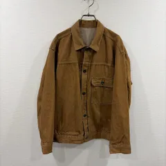 R00324 ADAM ET ROPE 1stタイプ ブラウンコットンジャケット