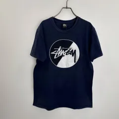 R00574 Stussy ネイビー Tシャツ 半袖Tシャツ　Mサイズ