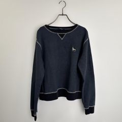 R00448 Ralph Lauren Sport ネイビー トレーナー　刺繍