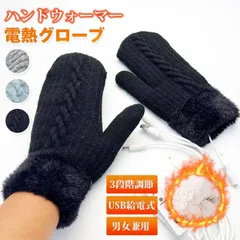ハンドウォーマー 電熱グローブ ミトン 電熱手袋 暖房 手袋 保温手袋 ヒーターグローブ 3段階温度調節 USB給電式 ヒーター手袋 ヒーター 付き 手袋 冬用 スマホ対応 バイク用手袋 暖かい shenli18