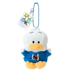 サンリオ(SANRIO) マスコットホルダー（はぴだんぶい 5周年だって！全員集合） あひるのペックル ポリエステル 対象年齢6才以上 223255 [マスコットホルダー あひるのペックル]