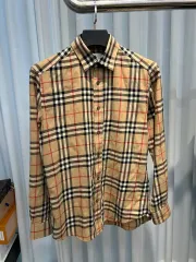 (S) バーバリー ヴィンテージ チェック ストレッチ コットン ツイル シャツ