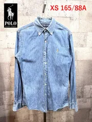 ラルフローレン 正規品 ボタンダウン デニムシャツ XS ポロ POLO RALPHLAUREN
