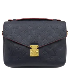 ルイヴィトン LOUIS VUITTON 2WAYバッグ ポシェット メティス MM モノグラムアンプラント マリーヌルージュ ゴールド金具 紺 赤 ハンドバッグ ショルダーバッグ  M44071  AR3108 【箱】【中古】