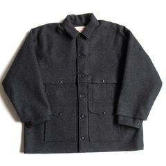 【美品/キングサイズ】FILSON【ダブルマッキーノ クルーザー ジャケット】50 ブラック USA製 フィルソン 25120646