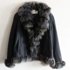 【最高級】 BALMAIN 【シルク×ダウン×フォックスファー  ジャケット】ブラック ジャケット バルマン s2512059