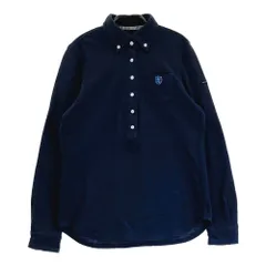 サイズ：1 PEARLY GATES パーリーゲイツ  長袖ポロシャツ ボタンダウン  ネイビー系 [240101585244] ゴルフウェア レディース ストスト