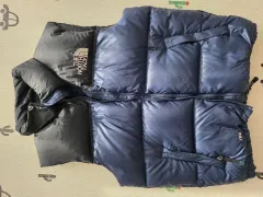 THE NORTH FACE 700 Nuptse(ヌプシ) ダウン BEST ベスト ネイビー 90 s