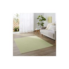 新品 ウニコ ラグ MENGEN(メンゲン) メランジグリーン 200×200 - メルカリ