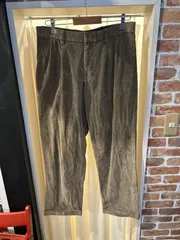 A-1635Y-268 DOCKERS ドッカーズ コーデュロイパンツ コーデュロイ ツータック カジュアルパンツ ブラウン系 サイズW33L30