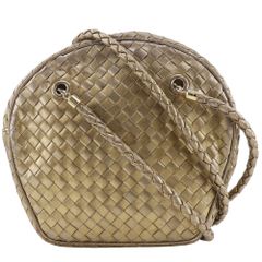 【BOTTEGAVENETA】ボッテガヴェネタ イントレチャート カーフ ゴールド レディース ショルダーバッグ BOTTEGA VENETA（ショルダーバッグ ・ ゴールド/金色系）のフリマ