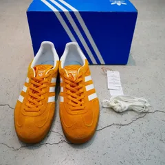 極美品 adidas アディダス ガゼル インドア GAZELLE INDOOR スニーカー シューズ スエード レザー HQ8716 マスタード 28.5cm 1220P♪