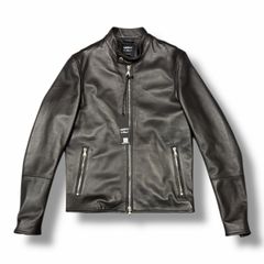極美品 エンメティ JURI ゴートスキン スエード ライダース ジャケット 