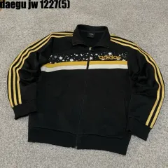 アディダス ブラック/GOLD 3本線 トラック ジャケット100 1227