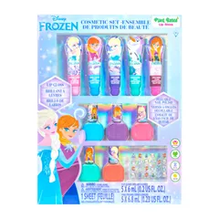 TownleyGirl Frozen 2 ディズニー プリンセス アナと雪の女王 2 水で洗える！ 豪華メイクアップセット ： マニキュア / ネイルシール / リップグロス [並行輸入品] 