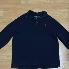 ポロ ハーフジップ Tシャツ L