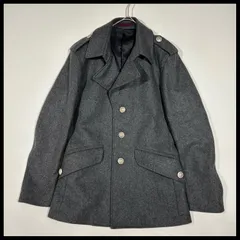 ピーエスポールスミス　PS Paul Smith　ナポレオンコート　グレー　カシミア混　銀ボタン