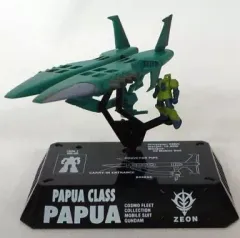 【中古】トレーディングフィギュア パプア+MS-05 ザクI 「コスモフリートコレクション 機動戦士ガンダム」