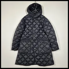 ジムフレックス　GYMPHLEX　軽量　ハンドキルト　キルティング　ダウンコート　ロングコート　ブラック　黒　ゆったりめ　大きめ