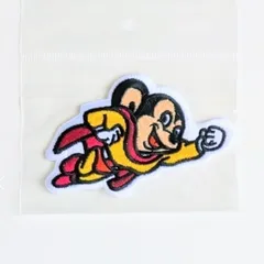☆ 送料無料！ ★刺繍アイロンワッペン★【 Mighty Mouse （マイティマウス）】 〚アメリカン雑貨 アメトイ〛