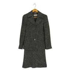 マックスマーラ MAX MARA 銀タグ イタリア製 ツィード ウールレーヨンポリ ジャケット スカート セットアップ レディース  40のサムネイル