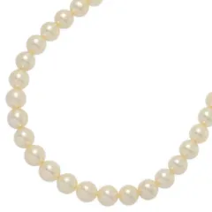 (年末セール) 8.1-8.4mm アコヤ真珠/Japan Pearl/養殖真珠･真珠 パール ネックレス･ペンダント/Silver/銀製-41.6g/シルバー/プレゼント【♀】【A】【レディース】★■599075【中古】