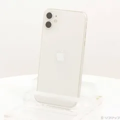 〔中古品〕 iPhone11 64GB ホワイト MHDC3J／A SIMフリー【349】