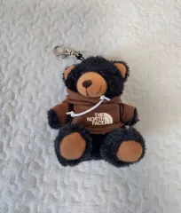 THE NORTH FACE ザノースフェイス フードTシャツ クマのぬいぐるみ キーホルダー