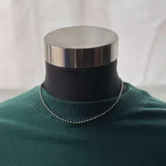 《45cm》シルバー ボールチェーンネックレス メンズ レディース アクセサリー