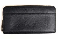 コーチ／COACH 長財布 財布 ウォレット メンズ 男性 男性用レザー 革 本革 ネイビー 紺  F74977 クロスグレイン レザー アコーディオン ジップ アラウンド 小銭入れあり シボ革 シュリンクレザー ラウンドジップ ラウンドファスナー
