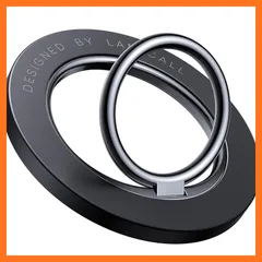 【新品】 Lamicall MagSafe対応 360度回転式 スマホリング : マグネット式 携帯電話 ホルダー リング マグセーフ バンカーリング 角度調整 スタンド 磁気増強 メタルリング付き 取り外し Magnetic Phone Grip iPh 0