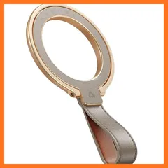 【新品】 【2025高級牛革製 MagStand Pro】Andobil スマホリング Magsafe マグセーフ リング 革【横縦両立機能特化&超強磁力&牛革素材】バンカーリング 両面 マグネット スマホ リング 角度調整可能 簡単着脱 マグネットリング 0