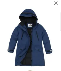 THE NORTH FACE ホワイトレーベル KEEN ロス VX ネイビー ダウンジャケット ロング丈 -85