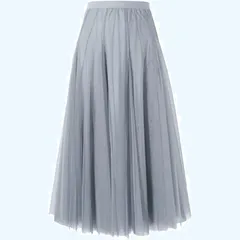 エレガント 裏地付き 可愛い 大人 体型カバー ウエストゴム ボトムス おしゃれ マキシ丈 通勤 チュールスカート ロング レディース 普段着 Hanhan] & [Bobo