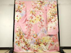 振袖 やまと扱い 金彩 紋意匠 身丈162cm 撥水加工済 HKT162 - メルカリ