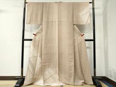 無地振袖 シンプル くすみカラー 向鶴 身丈158cm 撥水加工済 MO3086 