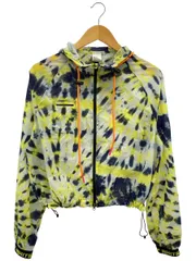 NIKE (ナイキ) ① FA190307MXP CK4805-702 19FW NIKE×Off-White タイダイナイロンウインドブレーカー レディース イエロー S