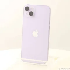 〔中古品〕 iPhone14 Plus 256GB パープル MQ4M3J／A SIMフリー【305】