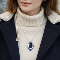 太古の記憶 ヌーマイト マクラメ編みネックレス《天然石／ハンドメイド》