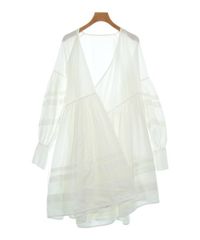 美品 Cecilie Bahnsen ホワイトノースリーブワンピース UK6 - メルカリ