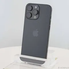 〔中古品〕 iPhone16 Pro Max 256GB ブラックチタニウム MYWG3J／A SIMフリー【269】