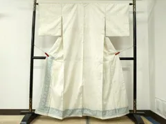 平和屋着物●色留訪問着　総絞り　杢目絞り　舞葉間道　正絹　逸品　CABB4340yc