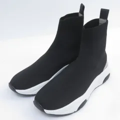 【未使用】+diana プラスダイアナ 軽量ニットソックススニーカー ブラック レディース 23cm 箱無し