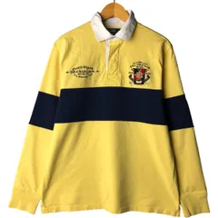 古着 ラルフローレン Ralph Lauren POLO by Ralph Lauren CUSTOM FIT 長袖 ラガーシャツ メンズL相当/eaa593087