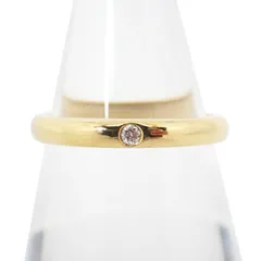 ティファニー/750YG/ダイヤモンド/バンドリング/10号/j41-7