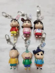 クレヨンしんちゃん 本 キャラクター キーホルダー 6種 セット