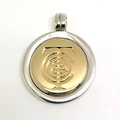 TIFFANY&Co. ティファニー ネックレス トップ コイン T&C ペンダントトップ シルバー ゴールド 925 750 K18 男女兼用