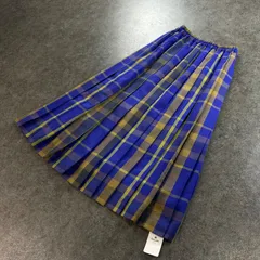 新品 未使用 URBAN RESEARCH Sonny Label アーバンリサーチ サニーレーベル タックチェックイージースカート ブルー タグ付き LA47-25R901