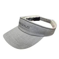 1PIU1UGUALE3 GOLF ウノピゥウノウグァーレトレ ゴルフ サンバイザー F グレー