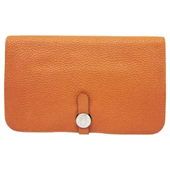 中古】HERMES エルメス ドゴンデュオGM トゴ シルバー金具 □K刻印